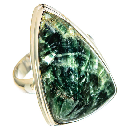 Seraphinite Rings handcrafted by Ana Silver Co - RING97930