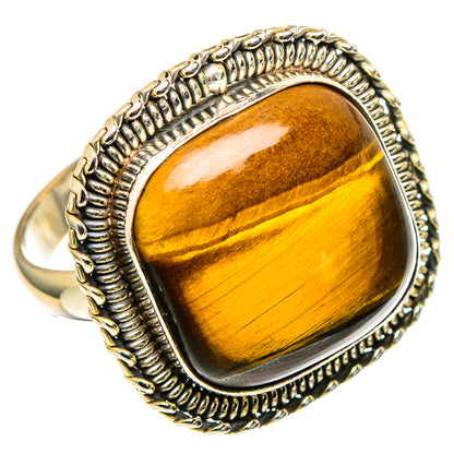 Tiger Eye Rings handcrafted by Ana Silver Co - RING97934