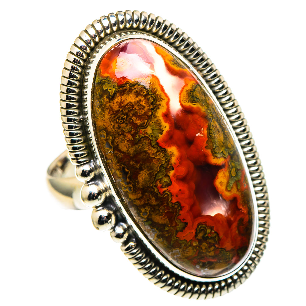 Moroccan Agate Rings handcrafted by Ana Silver Co - RING97935