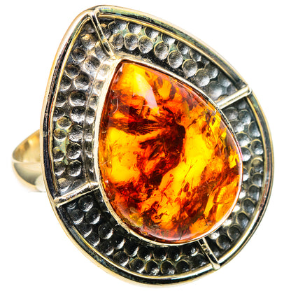 Baltic Amber Rings handcrafted by Ana Silver Co - RING97939 - Photo 2