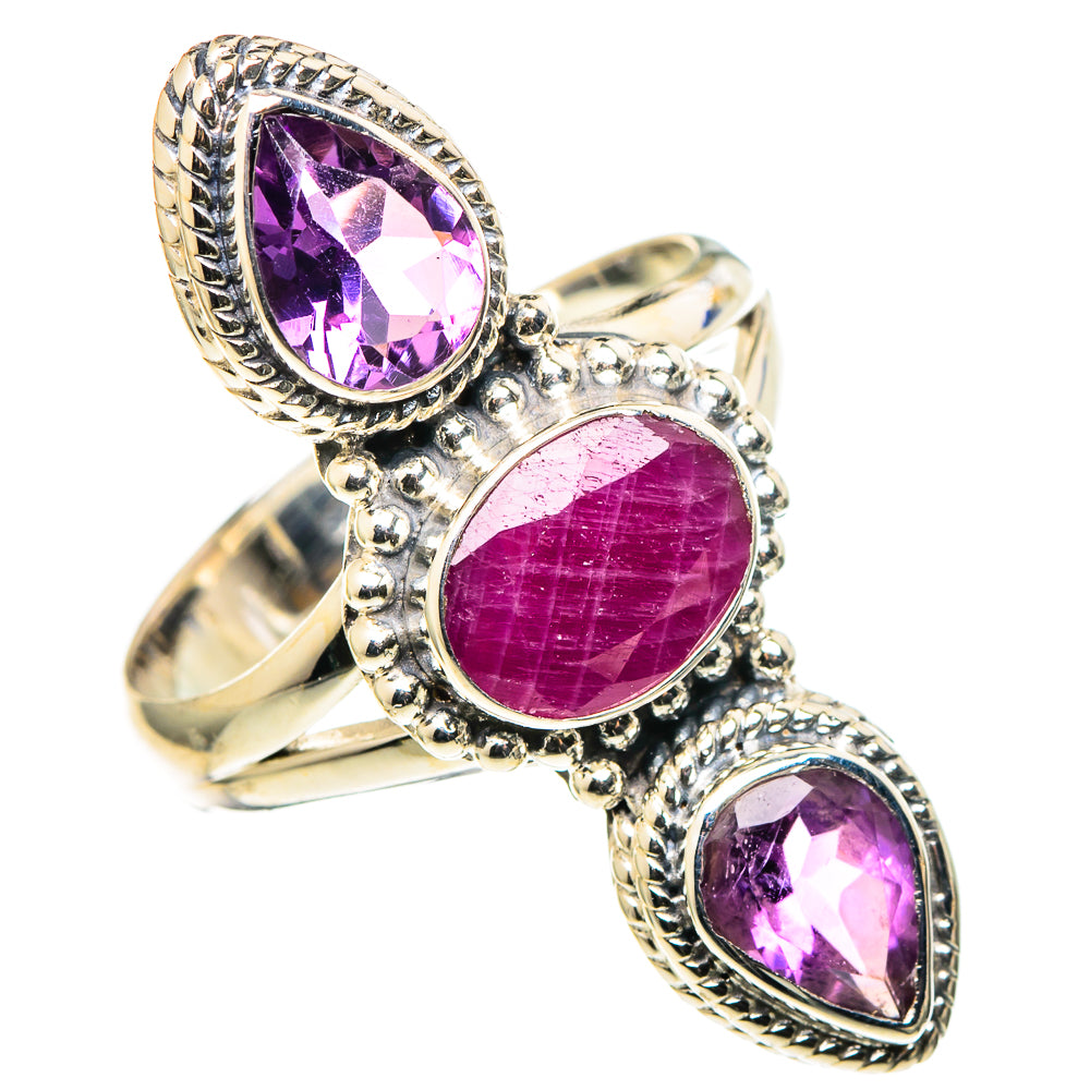 Ruby Rings handcrafted by Ana Silver Co - RING97948