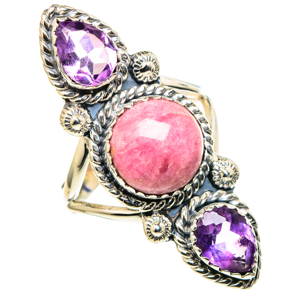 Rhodochrosite Rings handcrafted by Ana Silver Co - RING97950
