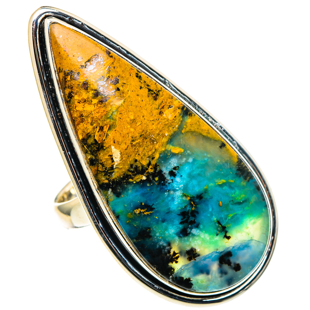 Peruvian Opal Rings handcrafted by Ana Silver Co - RING97955