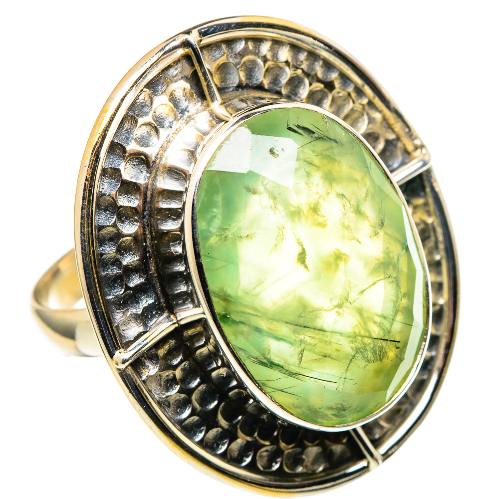 Prehnite Rings handcrafted by Ana Silver Co - RING97957