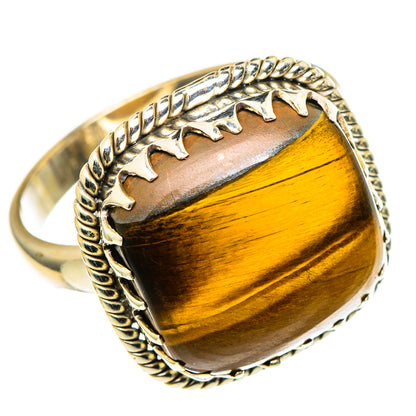 Tiger Eye Rings handcrafted by Ana Silver Co - RING97959