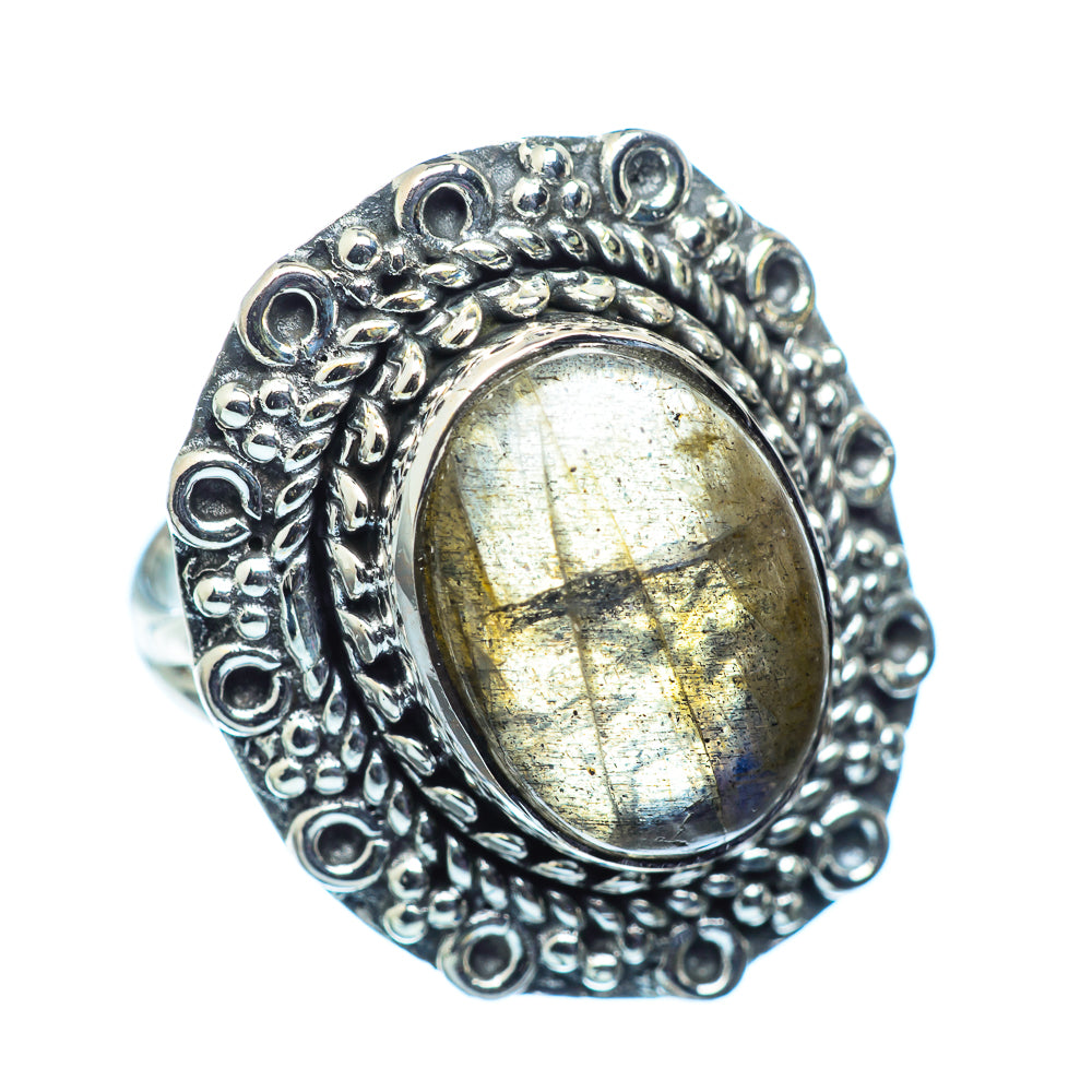 Labradorite Rings handcrafted by Ana Silver Co - RING979638