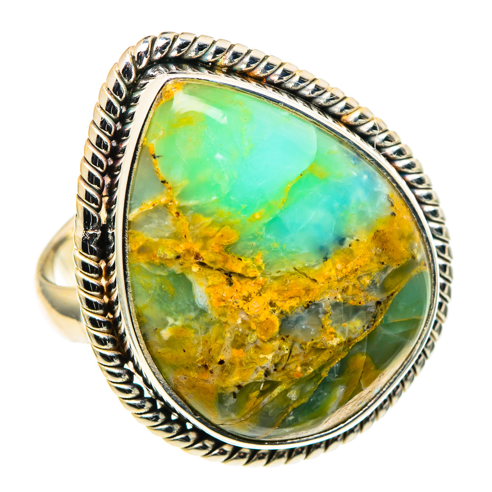Peruvian Opal Rings handcrafted by Ana Silver Co - RING97971