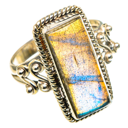 Labradorite Rings handcrafted by Ana Silver Co - RING97972