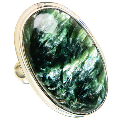 Seraphinite Rings handcrafted by Ana Silver Co - RING97973