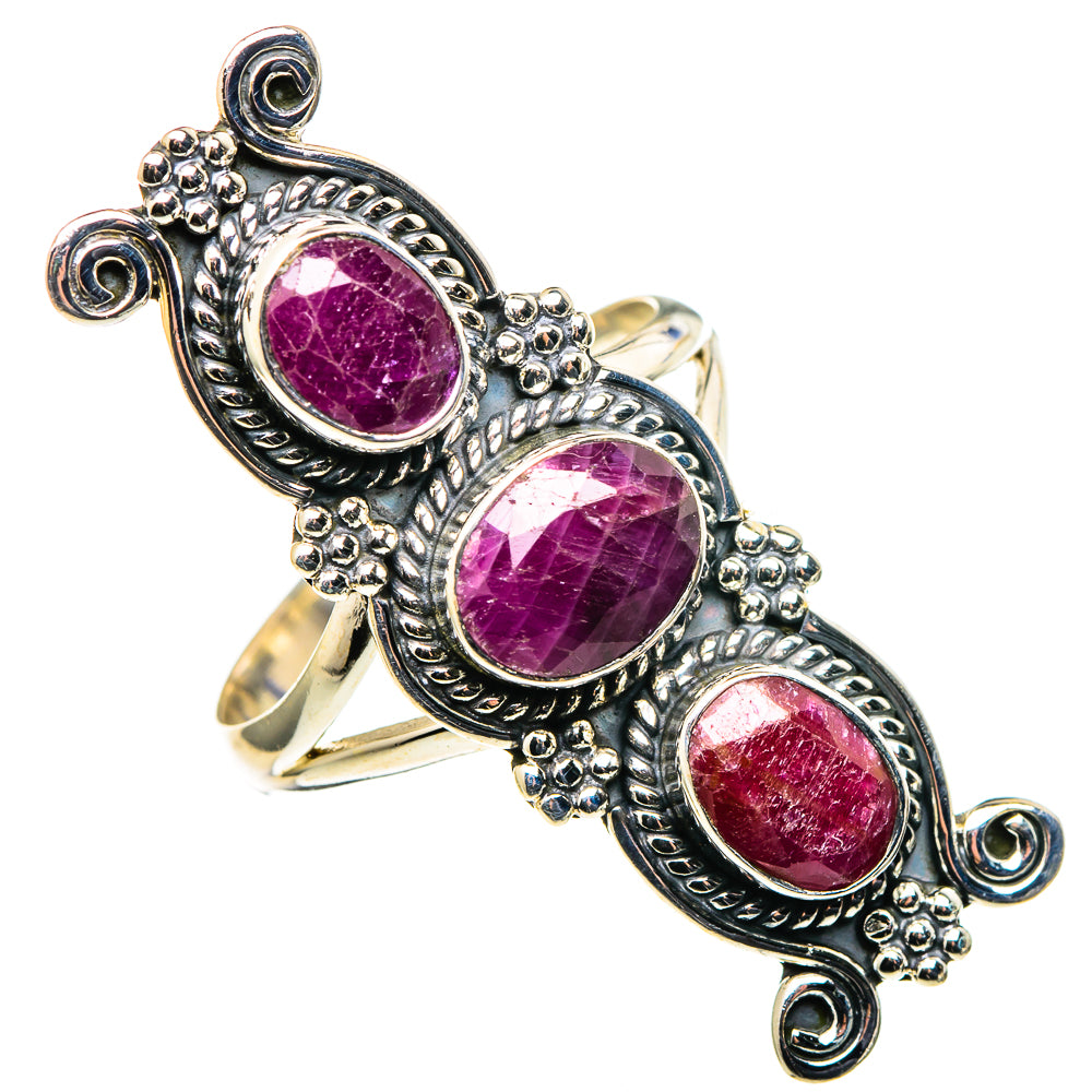 Ruby Rings handcrafted by Ana Silver Co - RING97979 - Photo 2