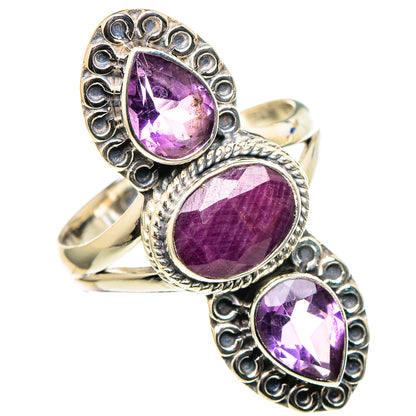Ruby Rings handcrafted by Ana Silver Co - RING97986