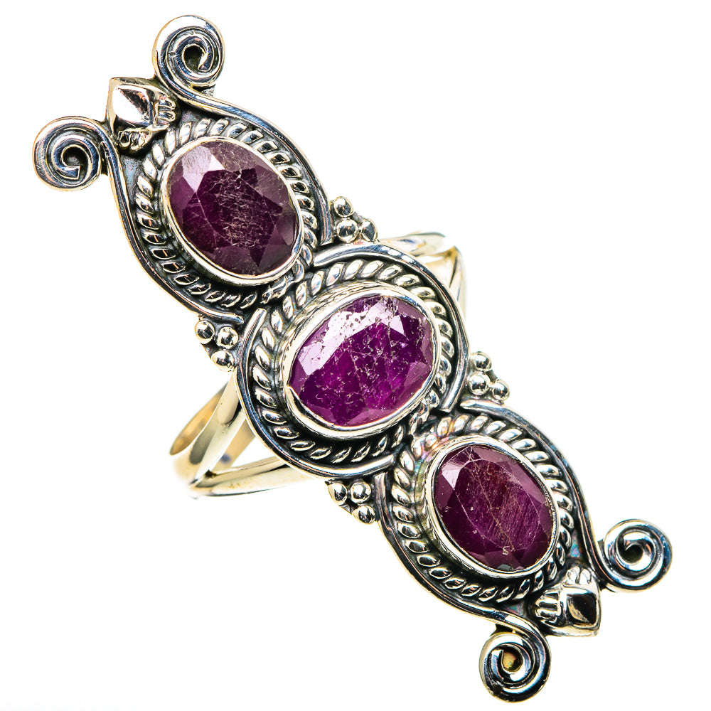 Ruby Rings handcrafted by Ana Silver Co - RING97987 - Photo 2