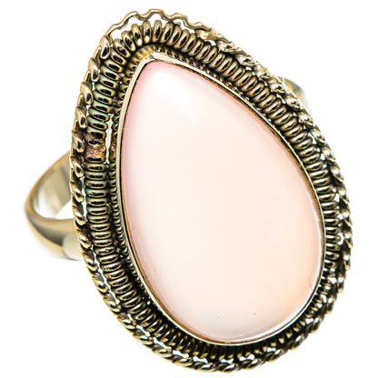 Rose Quartz Rings handcrafted by Ana Silver Co - RING97988
