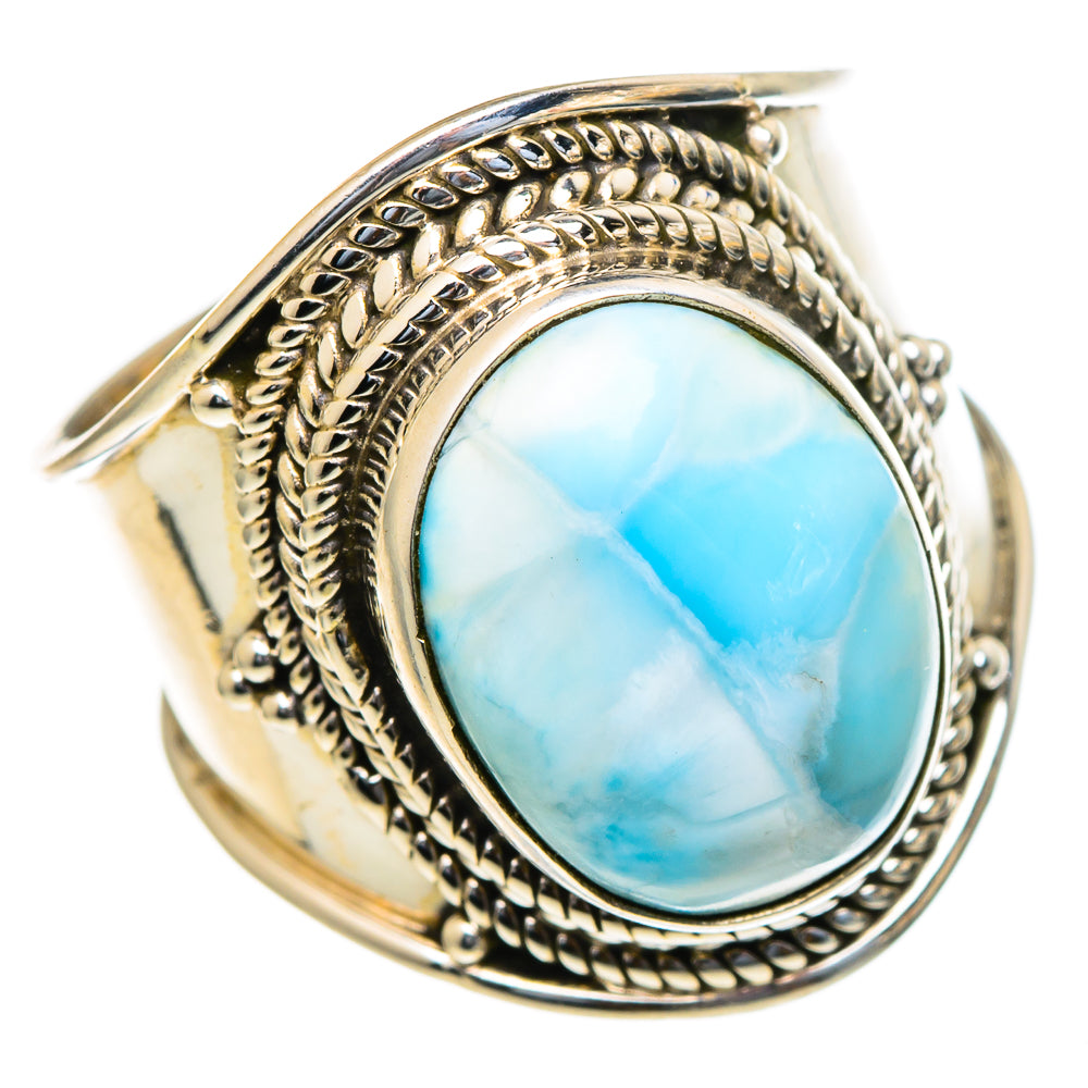 Larimar Rings handcrafted by Ana Silver Co - RING97996