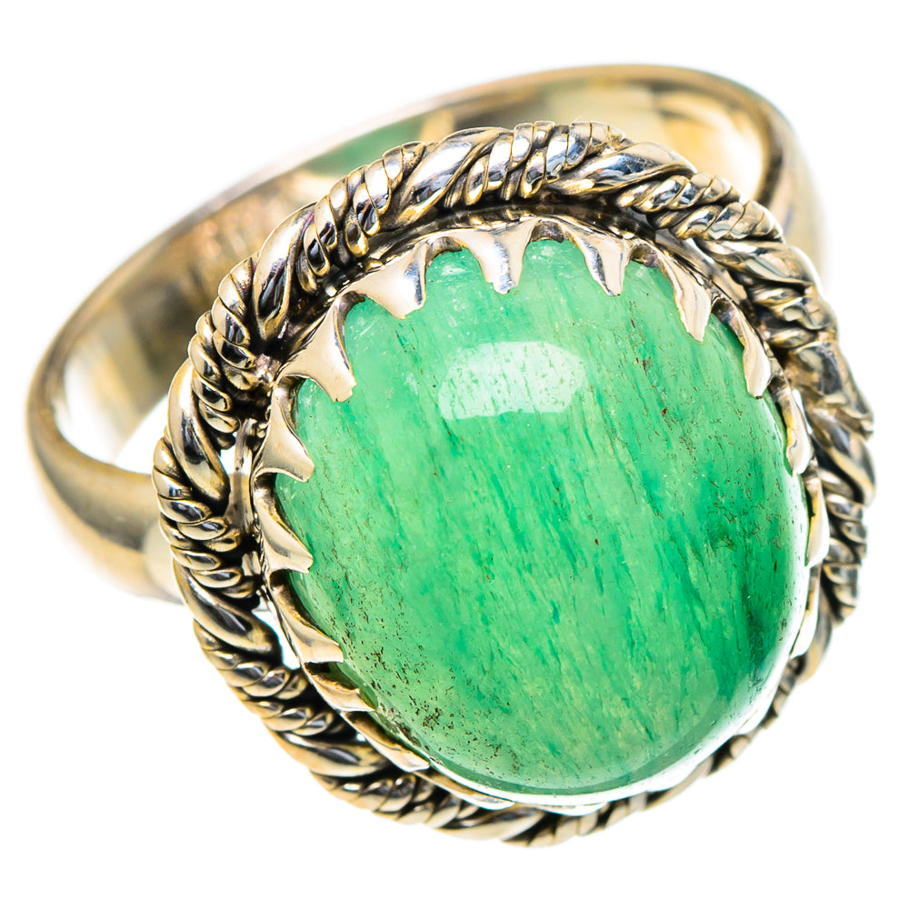 Green Aventurine Rings handcrafted by Ana Silver Co - RING98003