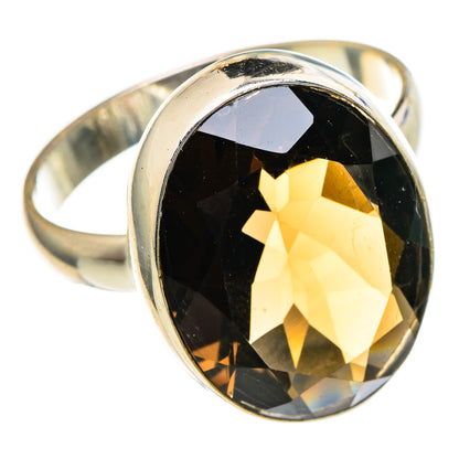 Smoky Quartz Rings handcrafted by Ana Silver Co - RING98005