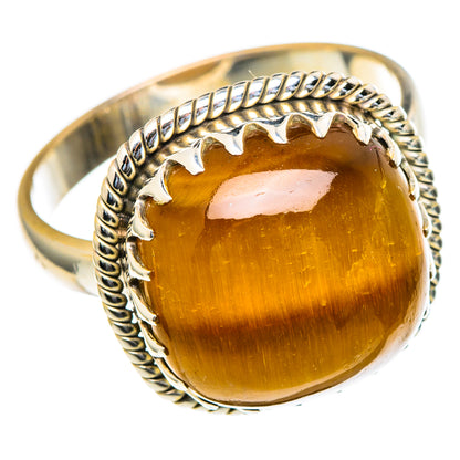 Tiger Eye Rings handcrafted by Ana Silver Co - RING98006
