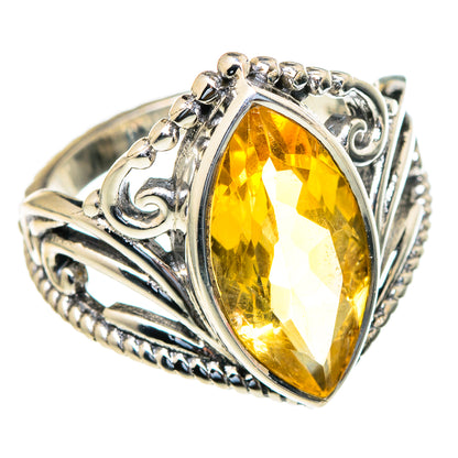 Citrine Rings handcrafted by Ana Silver Co - RING98008