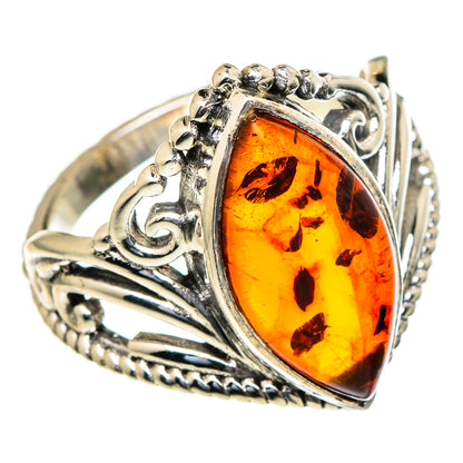 Baltic Amber Rings handcrafted by Ana Silver Co - RING98010