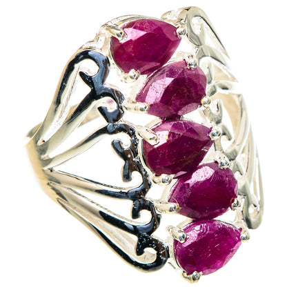 Ruby Rings handcrafted by Ana Silver Co - RING98012