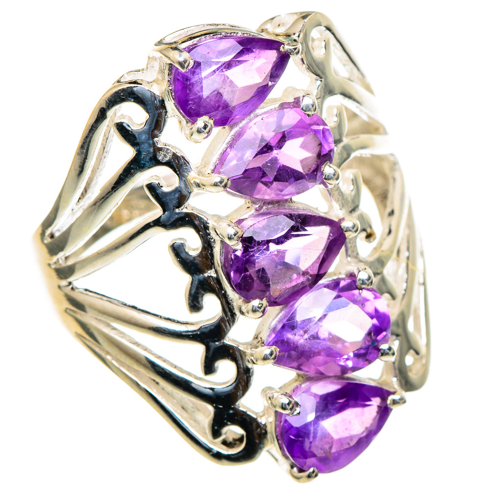 Amethyst Rings handcrafted by Ana Silver Co - RING98017