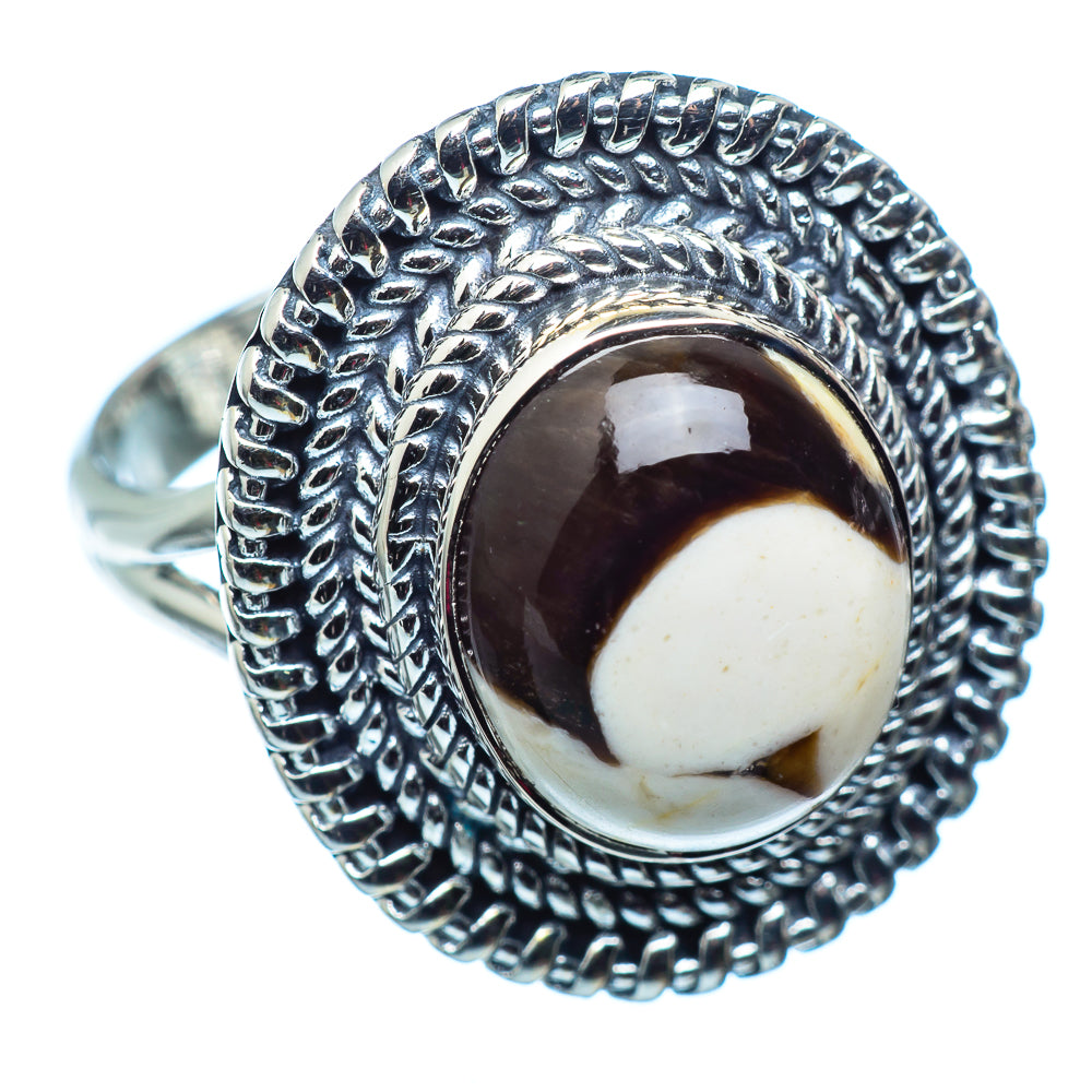 Peanut Wood Jasper Rings handcrafted by Ana Silver Co - RING980233