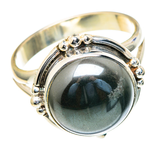 Hematite Rings handcrafted by Ana Silver Co - RING98033