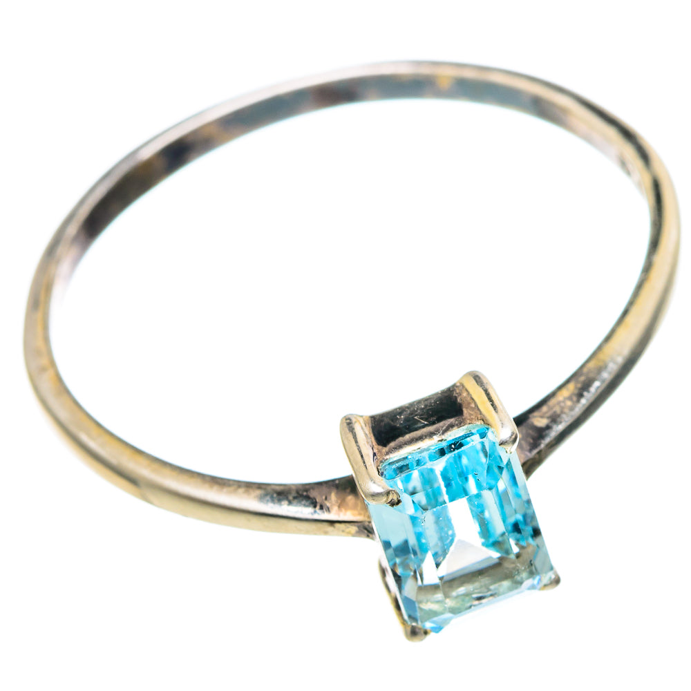 Blue Topaz Rings handcrafted by Ana Silver Co - RING98040