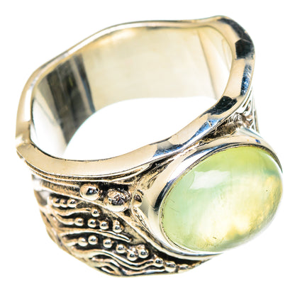 Prehnite Rings handcrafted by Ana Silver Co - RING98043 - Photo 2