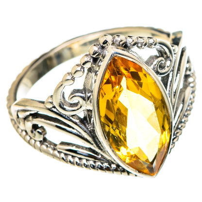 Citrine Rings handcrafted by Ana Silver Co - RING98049