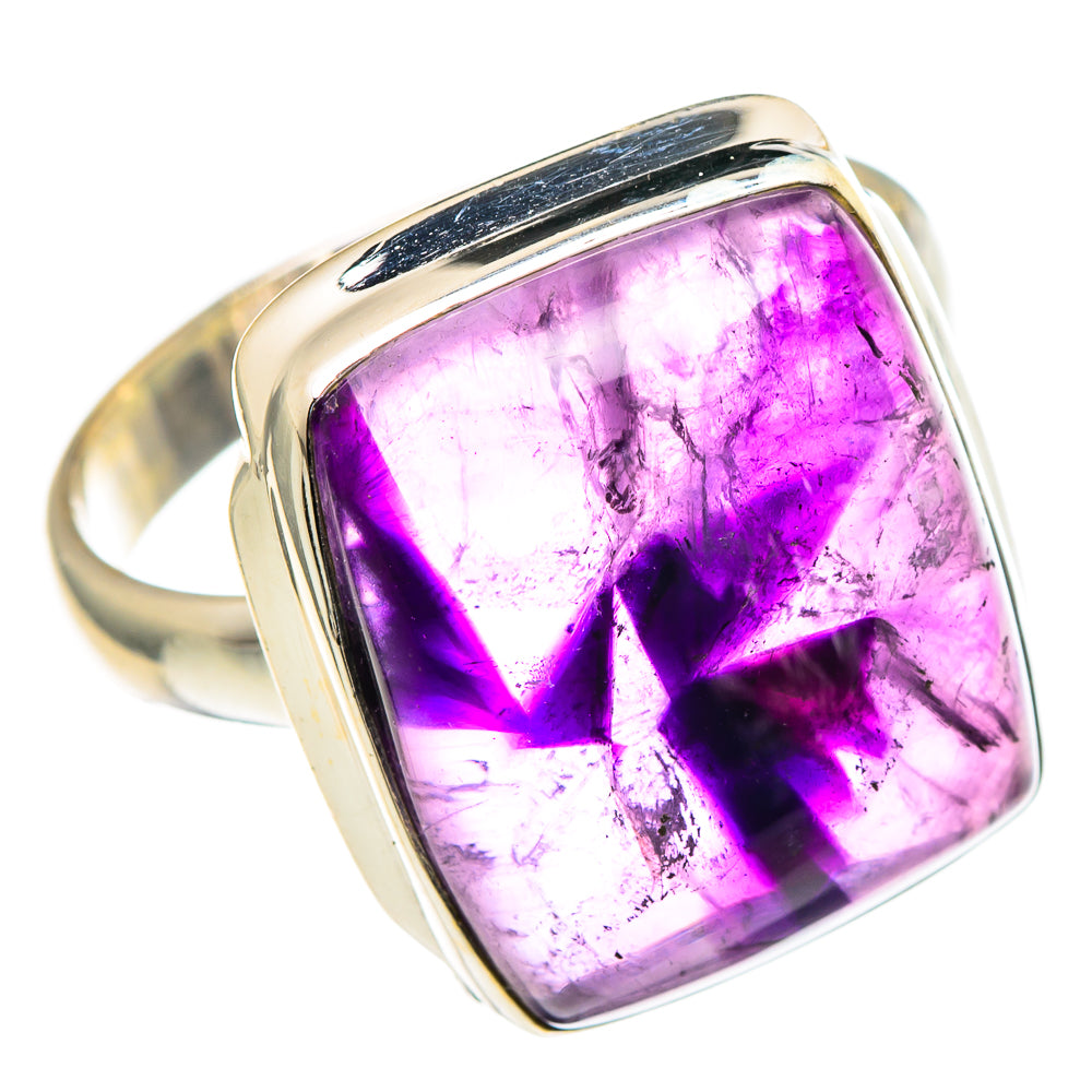 Star Amethyst Rings handcrafted by Ana Silver Co - RING98058
