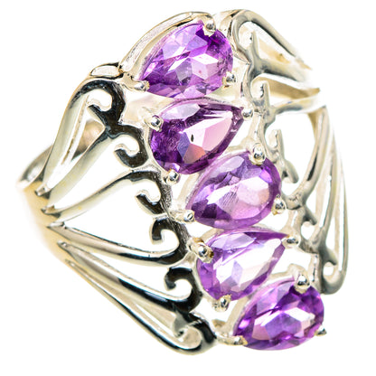 Amethyst Rings handcrafted by Ana Silver Co - RING98061