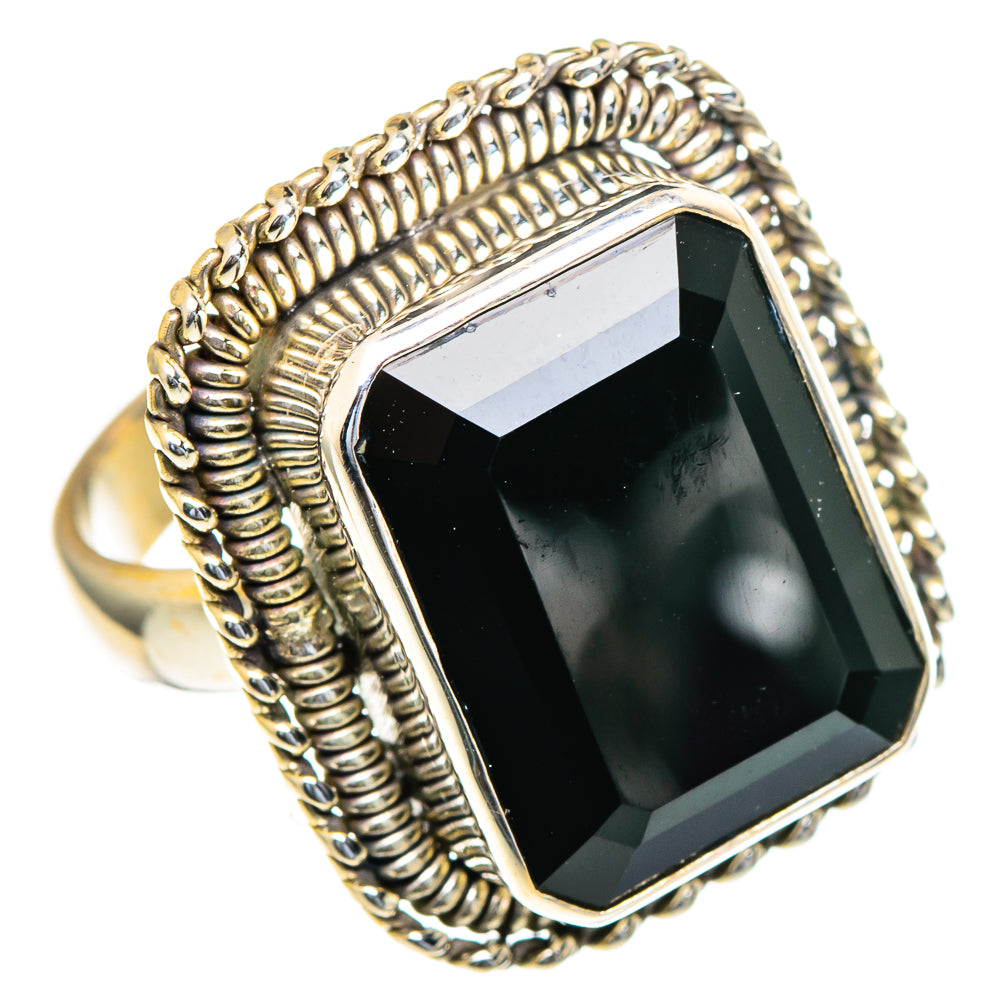 Black Onyx Rings handcrafted by Ana Silver Co - RING98063