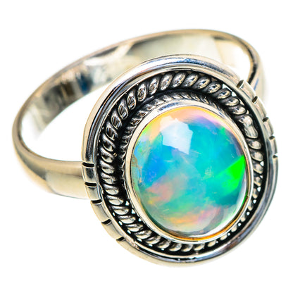 Ethiopian Opal Rings handcrafted by Ana Silver Co - RING98069