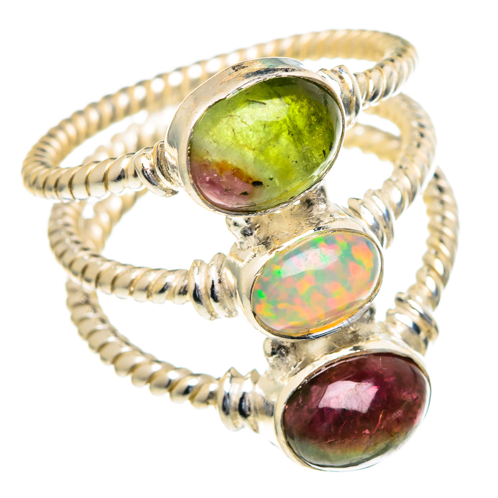 Ethiopian Opal Rings handcrafted by Ana Silver Co - RING98070