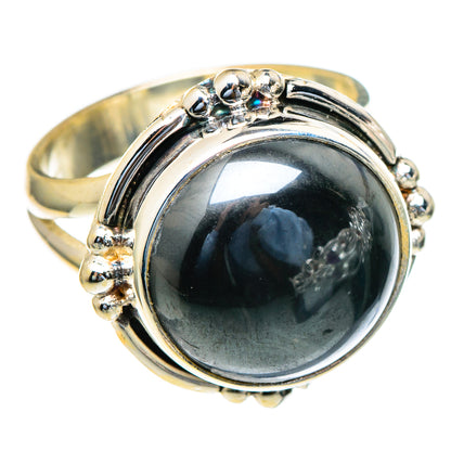 Hematite Rings handcrafted by Ana Silver Co - RING98072