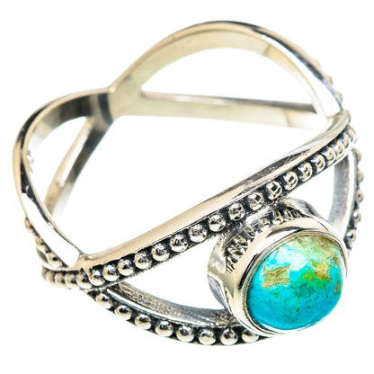 Chrysocolla Rings handcrafted by Ana Silver Co - RING98079
