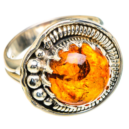 Baltic Amber Rings handcrafted by Ana Silver Co - RING98087