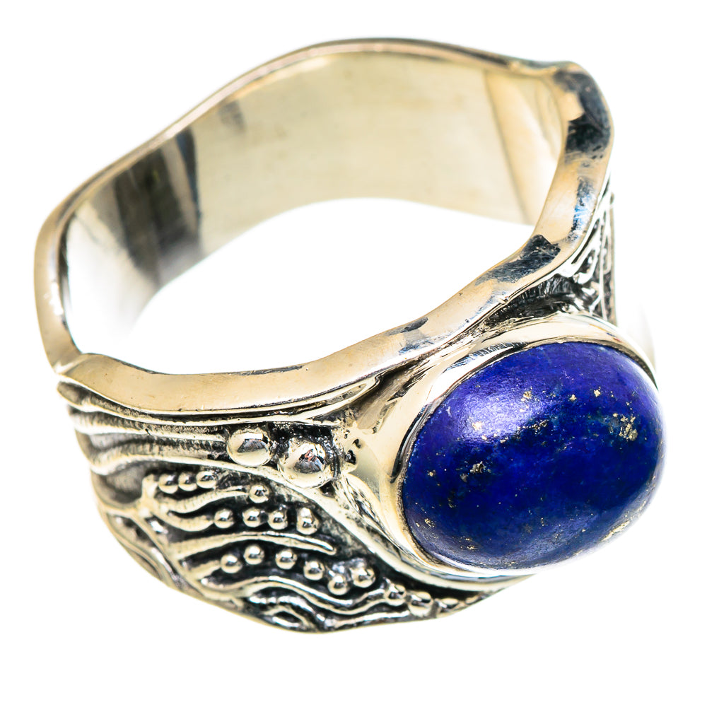 Lapis Lazuli Rings handcrafted by Ana Silver Co - RING98110 - Photo 2