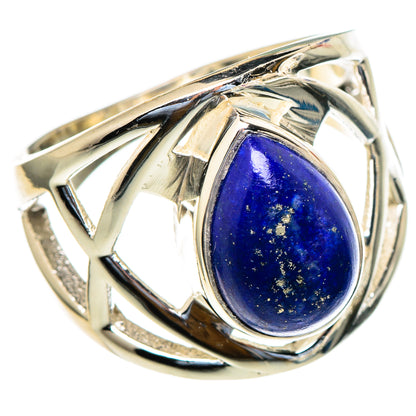 Lapis Lazuli Rings handcrafted by Ana Silver Co - RING98112