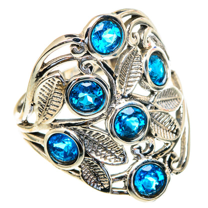 Faceted Apatite Rings handcrafted by Ana Silver Co - RING98113