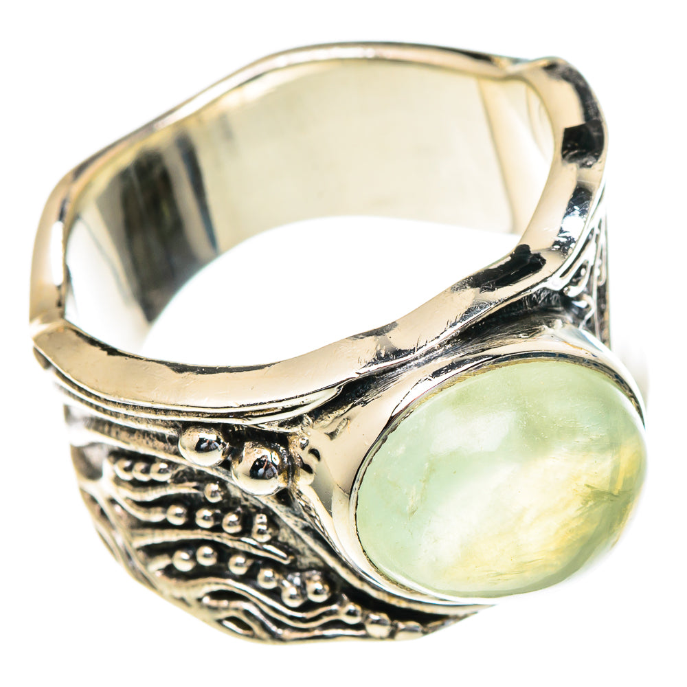 Prehnite Rings handcrafted by Ana Silver Co - RING98117 - Photo 2