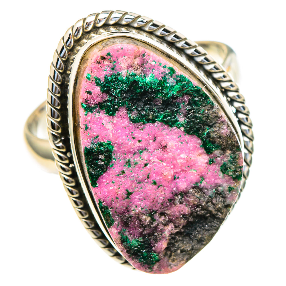 Cobalto Calcite Druzy Rings handcrafted by Ana Silver Co - RING98124