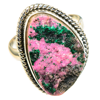 Cobalto Calcite Druzy Rings handcrafted by Ana Silver Co - RING98124