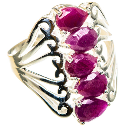 Ruby Rings handcrafted by Ana Silver Co - RING98125