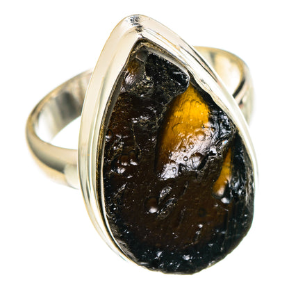 Tektite Rings handcrafted by Ana Silver Co - RING98134 - Photo 2