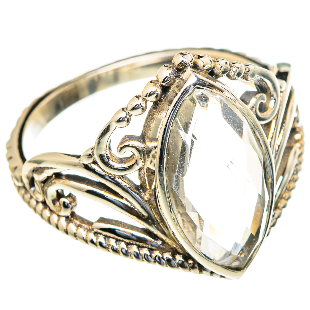 White Quartz Rings handcrafted by Ana Silver Co - RING98136