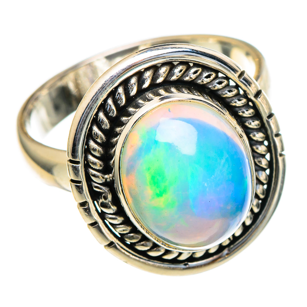 Ethiopian Opal Rings handcrafted by Ana Silver Co - RING98140