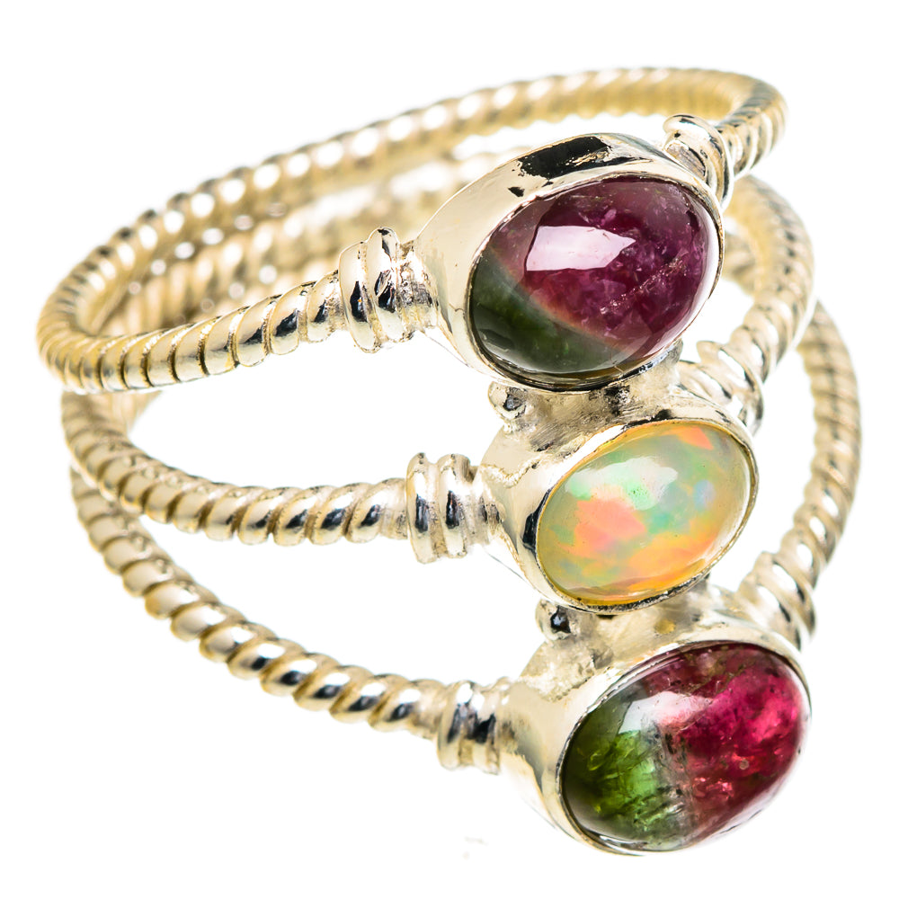 Ethiopian Opal Rings handcrafted by Ana Silver Co - RING98141
