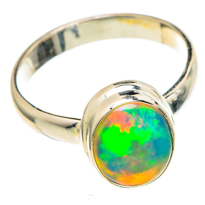 Ethiopian Opal Rings handcrafted by Ana Silver Co - RING98142